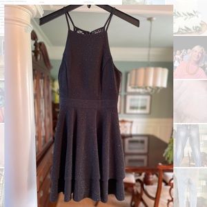 Adorable Black glitter dress worn once